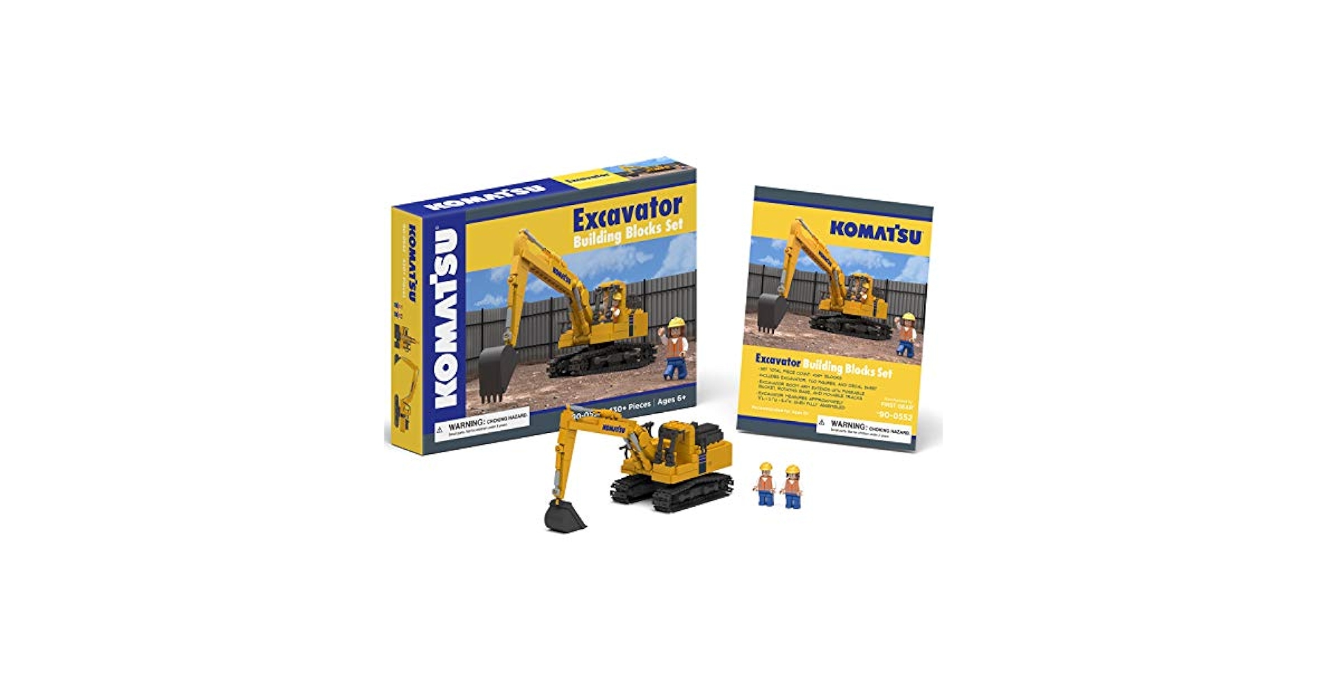 Amazon.com: First Gear Komatsu Excavator Building Blocks Set